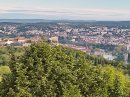 Vue sur Besançon de la Chapelle des Buis
